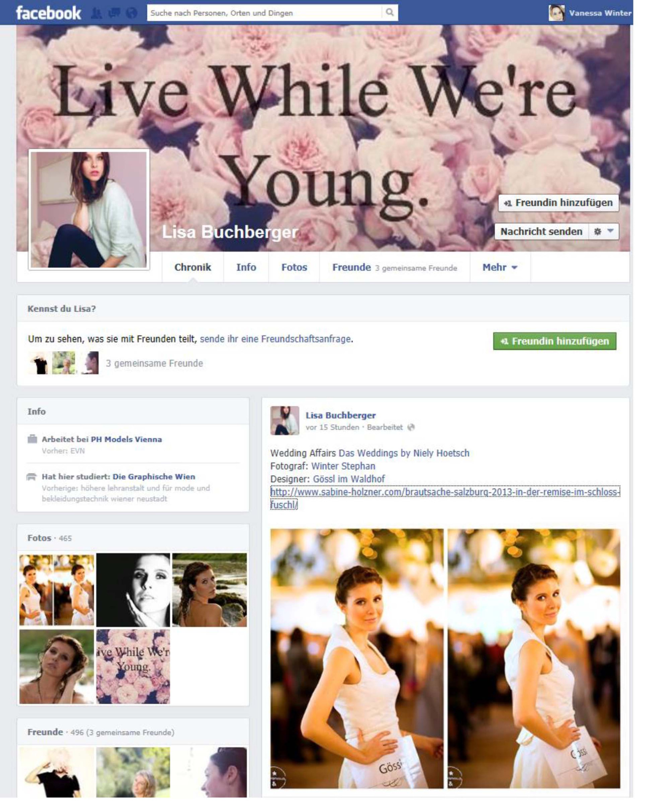 Model Lisa Buchberger